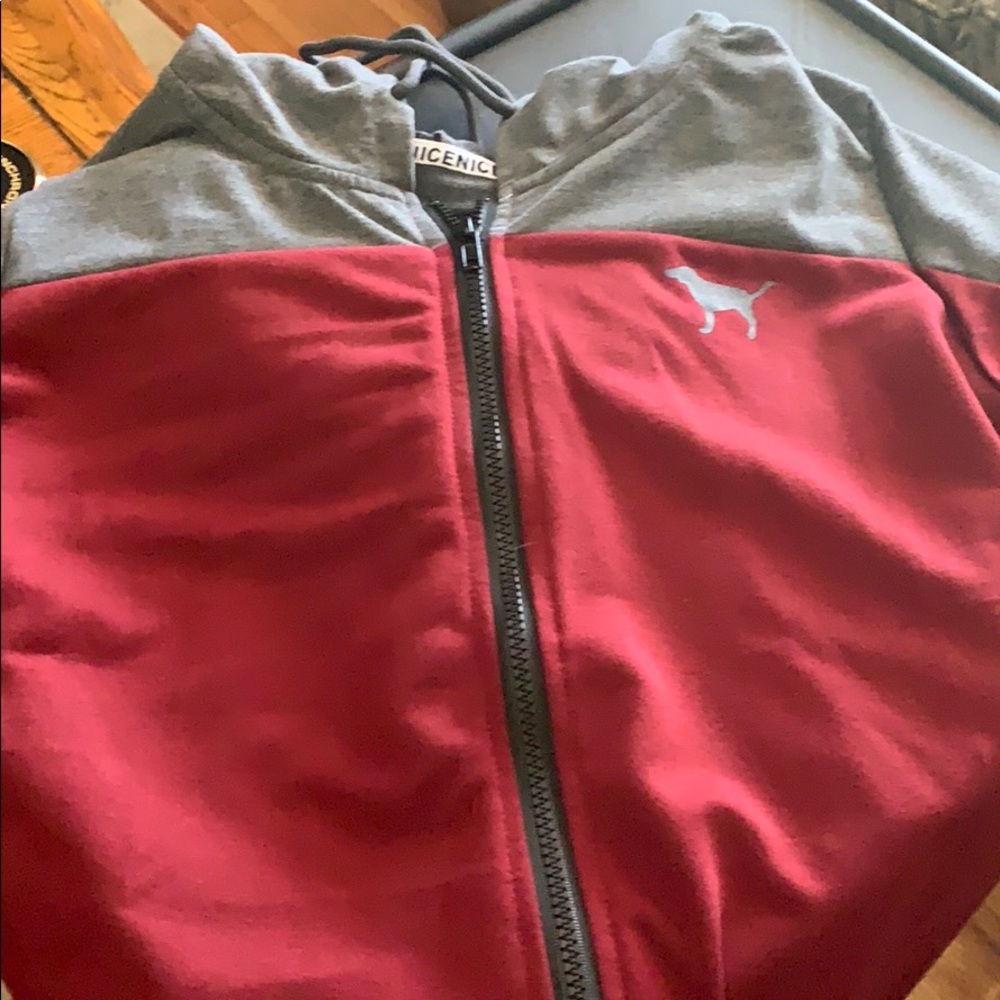 “Pink” hooded jacket